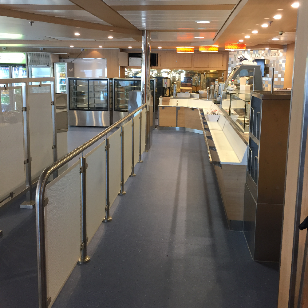 complete custom galley and cafeteria upgrade - Interislander Ferry, Kaitaki - Elliott Engineering
