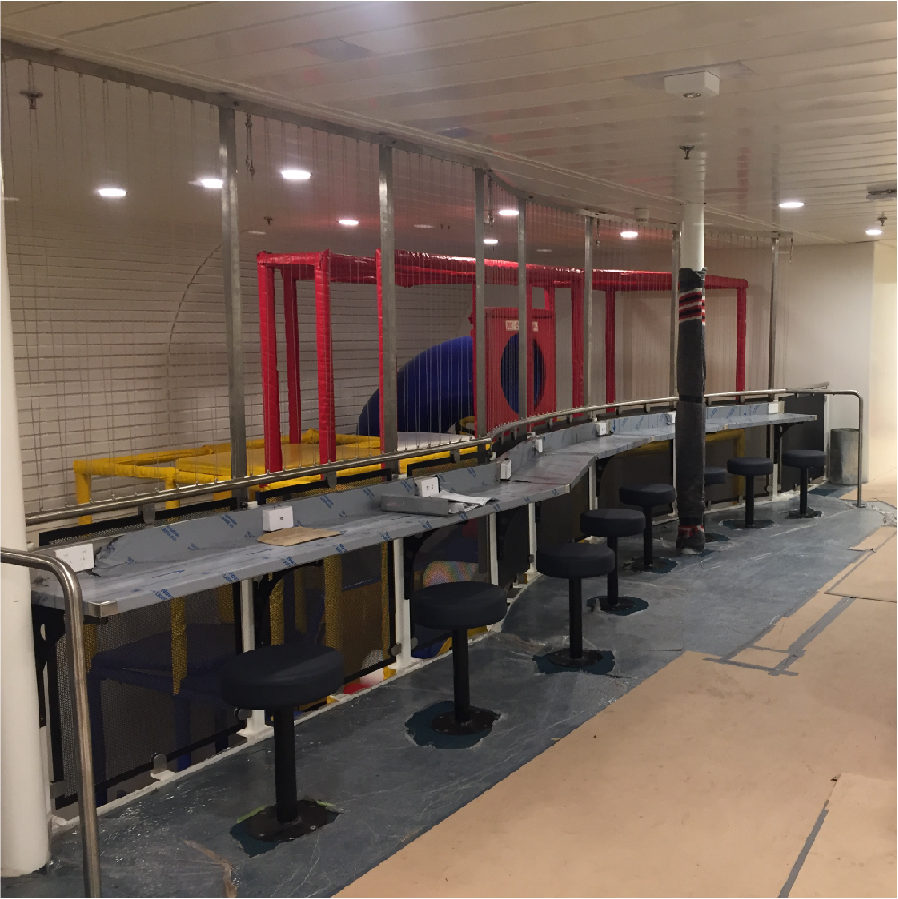 Custom children's play area - Interislander Ferry - Elliott Engineering