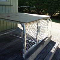 Custom Alloy Dog Grate for Ute - Elliott Engineering